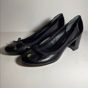 Franco Sarto block block heel shoes side 8 in excellent condition
